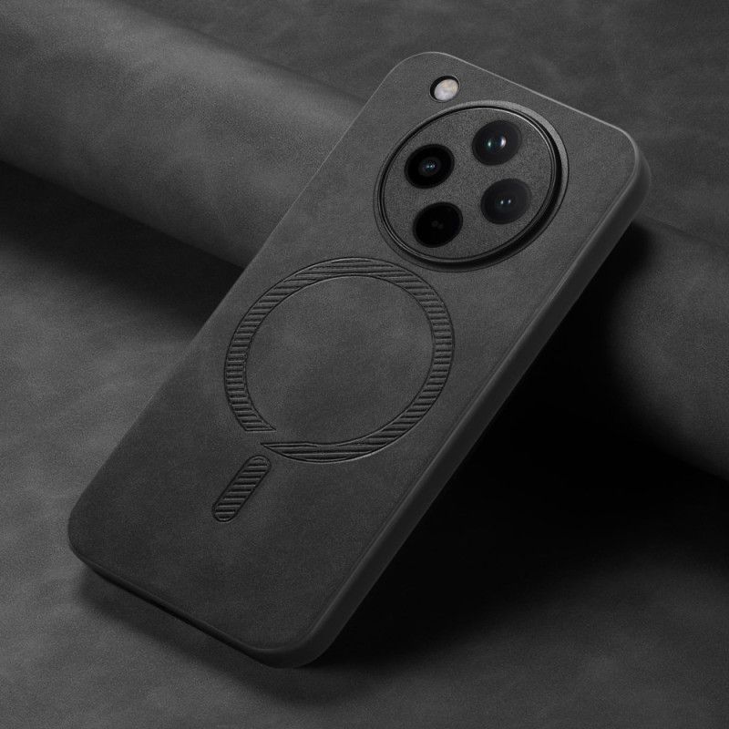 Skal Oppo Find X8 Magsafe-kompatibel Lädereffekt