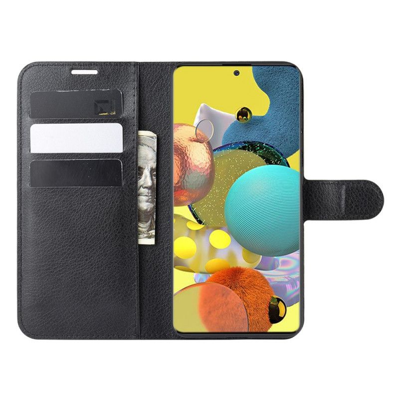 Fodral Samsung Galaxy A51 5G Svart Klassisk