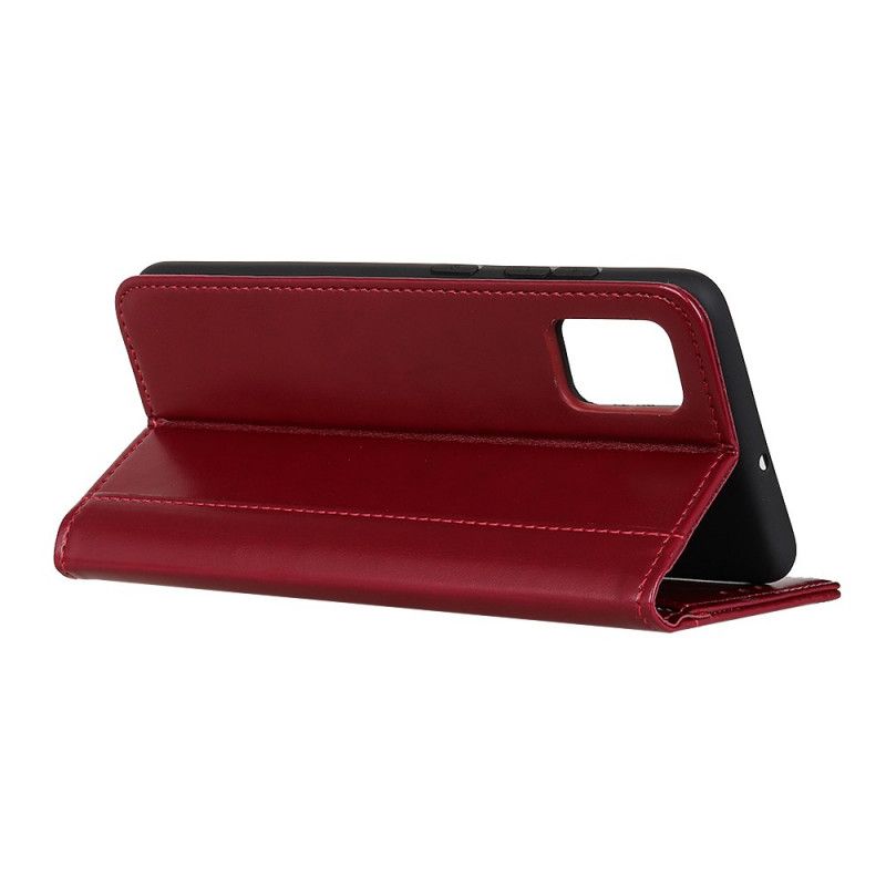 Folio-fodral Samsung Galaxy A51 5G Delat Läder