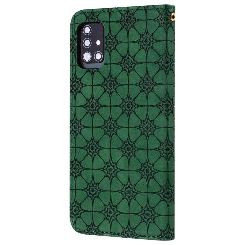 Folio-fodral Samsung Galaxy A51 5G Grön Stjärntryck