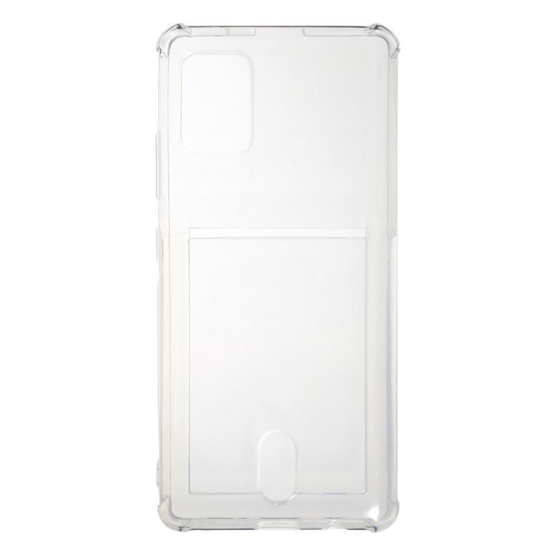 Skal för Samsung Galaxy A51 5G Transparent Korthållare