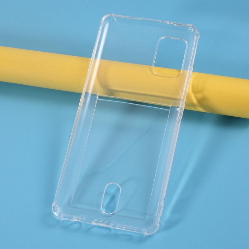 Skal för Samsung Galaxy A51 5G Transparent Korthållare
