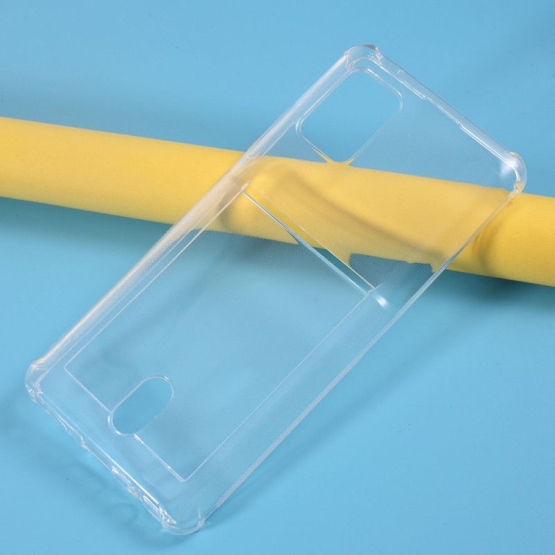 Skal för Samsung Galaxy A51 5G Transparent Korthållare
