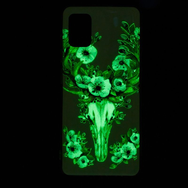 Skal Samsung Galaxy A51 5G Fluorescerande Blommande Älg