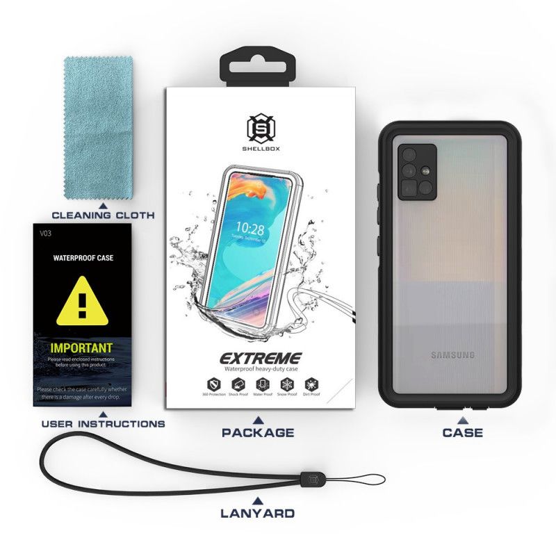 Skal Samsung Galaxy A51 5G Mobilskal Vattentät Skalbox