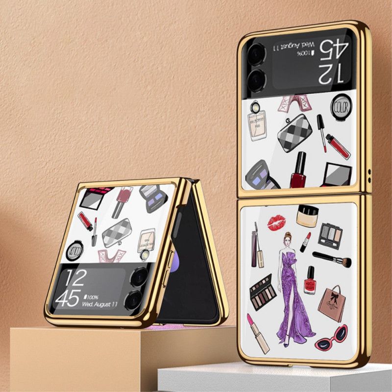 Skal För Samsung Galaxy Z Flip 3 5g Tempered Glass Gkk Makeup