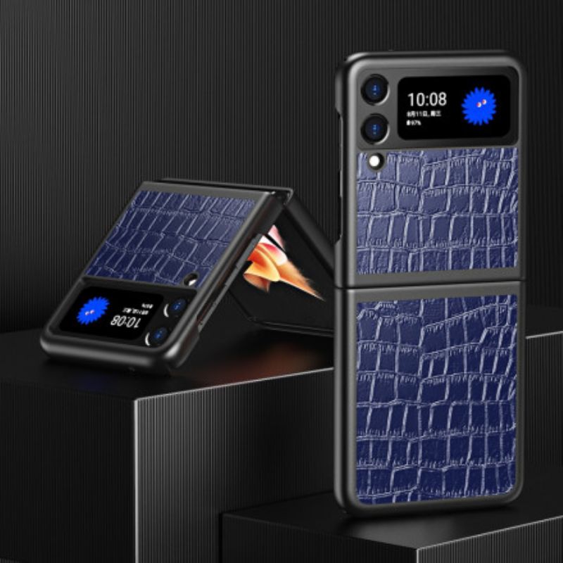 Skal Samsung Galaxy Z Flip 3 5g Krokodilskinnstil