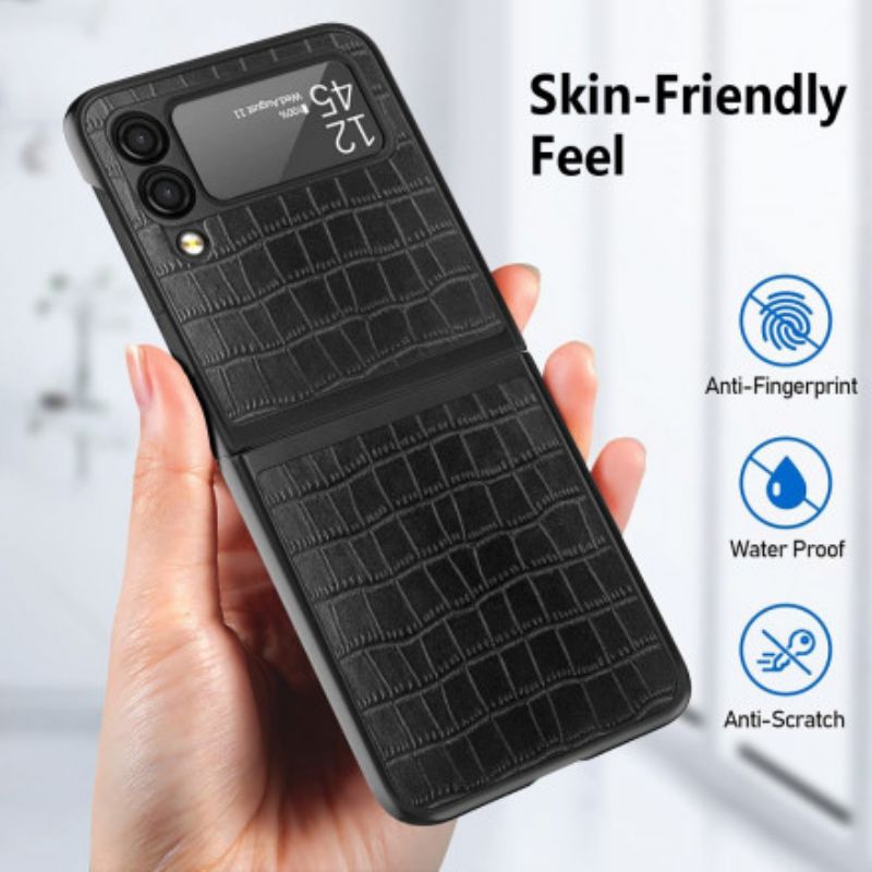 Skal Samsung Galaxy Z Flip 3 5g Krokodilskinnstil