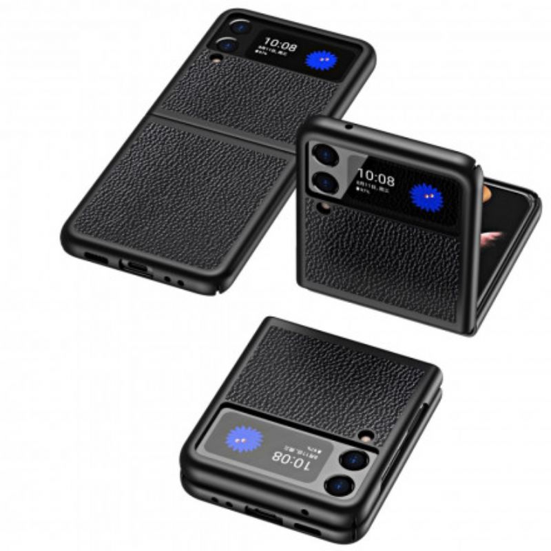 Skal Samsung Galaxy Z Flip 3 5g Stil Läderdesign