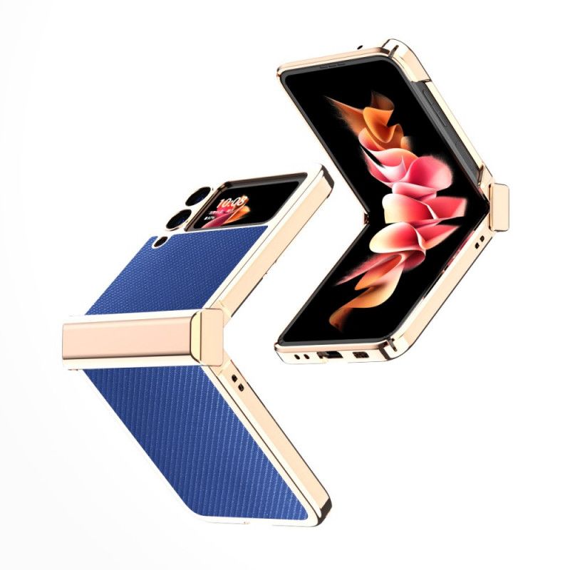 Skal Samsung Galaxy Z Flip 3 5g Telefonfodral Kolfiber 3 Delar