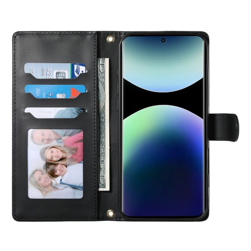 Fodral Xiaomi Redmi Note 15 Pro Plus 5g Quiltad Med Remmar