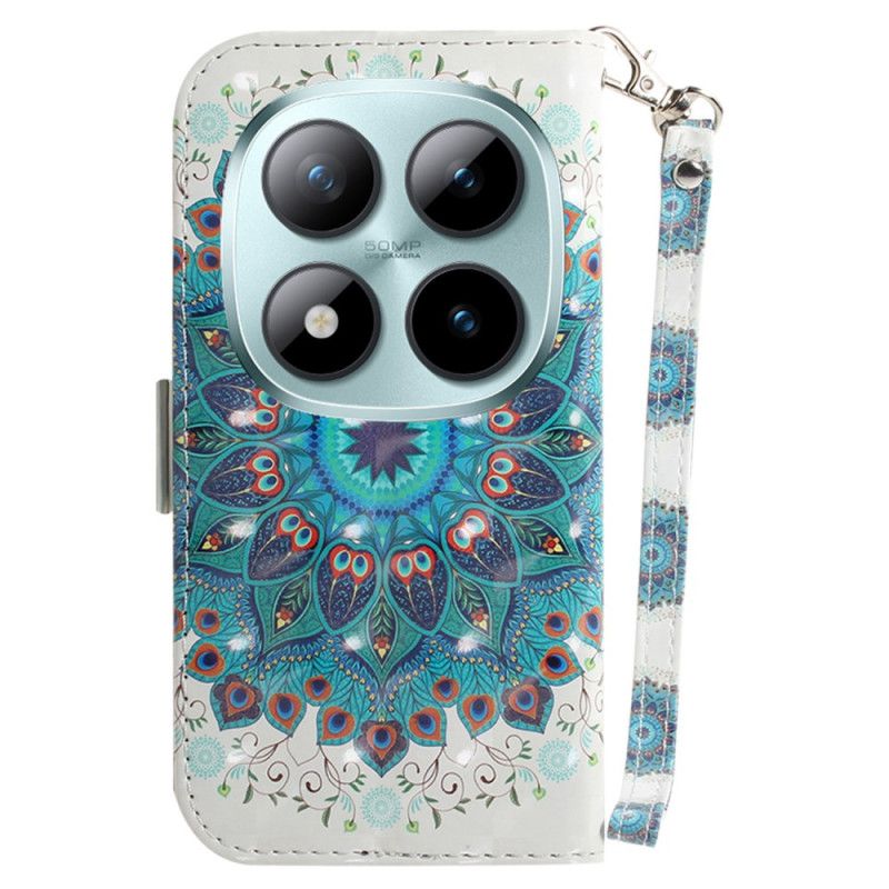 Läderfodral Xiaomi Redmi Note 15 Pro Plus 5g Telefonfodral Grön Remmandala