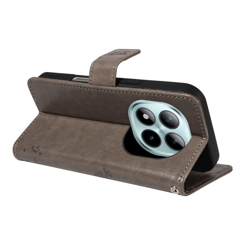 Läderfodral Xiaomi Redmi Note 15 Pro Plus 5g Telefonfodral Katt Och Träd