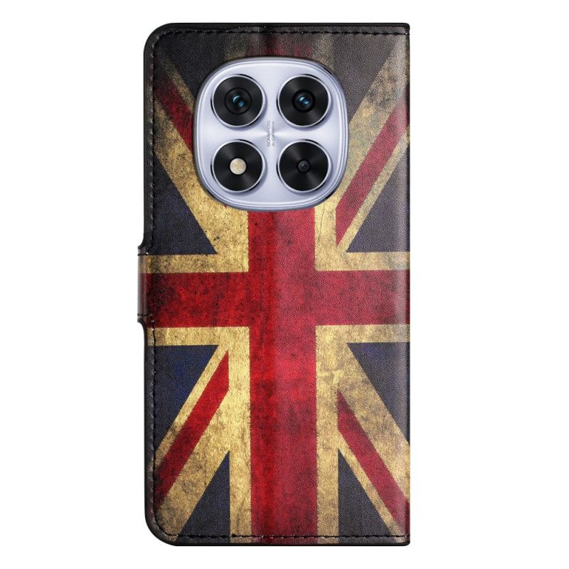 Läderfodral Xiaomi Redmi Note 15 Pro Plus 5g Telefonfodral Union Jack-flaggan