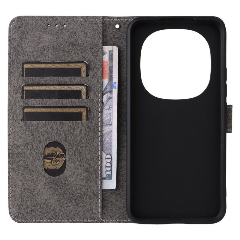 Läderskal Fodral Xiaomi Redmi Note 15 Pro Plus 5g Mockaeffekt Med Rem