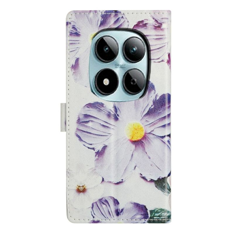 Läderskal Fodral Xiaomi Redmi Note 15 Pro Plus 5g Violer