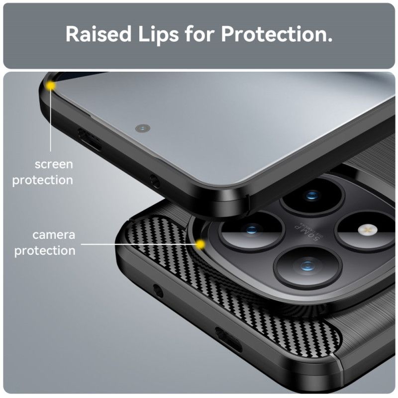 Skal Xiaomi Redmi Note 15 Pro Plus 5g Borstad Kolfiber