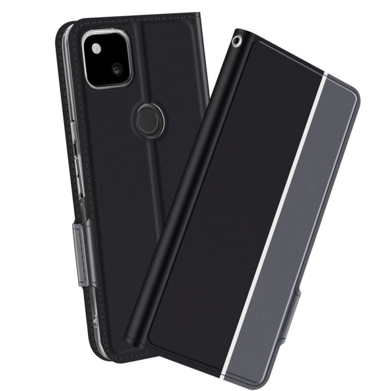 Fodral Google Pixel 4a Svart Tvåtonig Baiyu-Serie