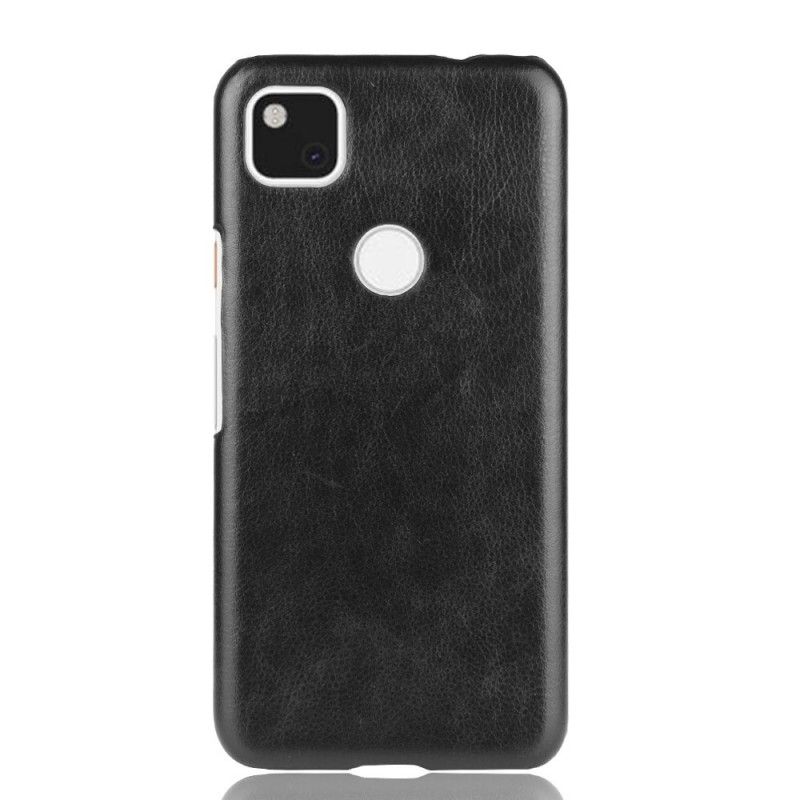 Skal för Google Pixel 4a Svart Prestanda Lychee-Lädereffekt