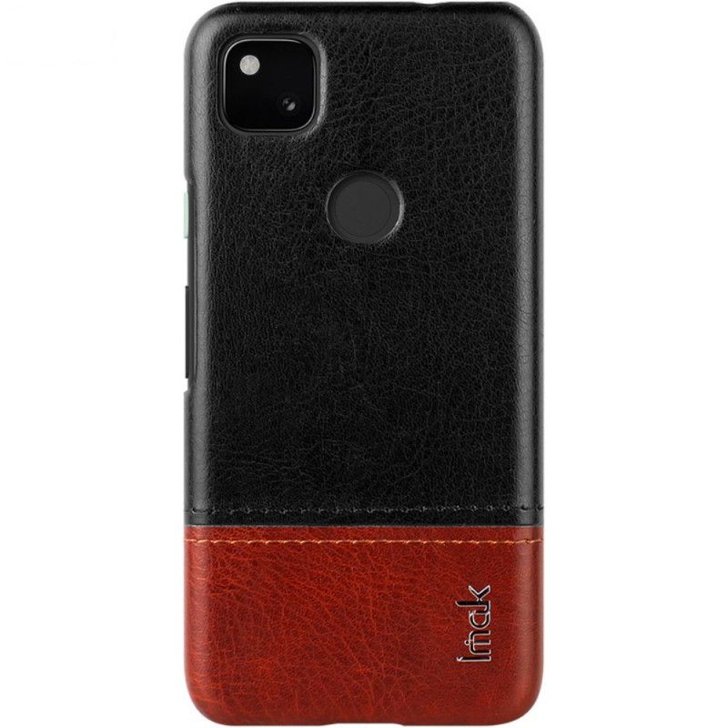 Skal Google Pixel 4a Svart Imak Ruiyi-Serien Lädereffekt