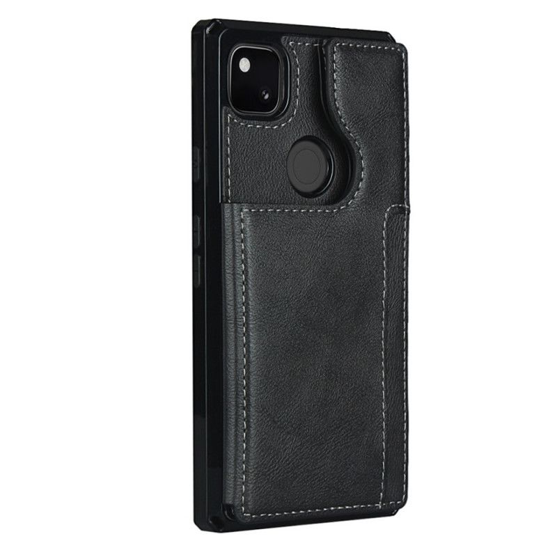 Skal Google Pixel 4a Svart Korthållarens Stöd Och Snodd
