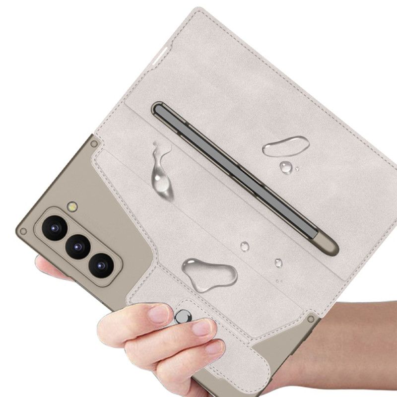 Case Samsung Galaxy Z Fold 7 Telefonfodral Stativ Och Pekpennahållare