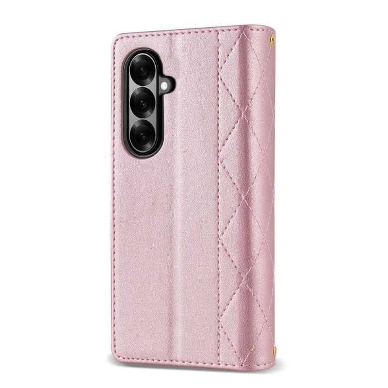 Fodral För Samsung Galaxy Z Fold 7 Vadderad Med Axelrem Och Rem