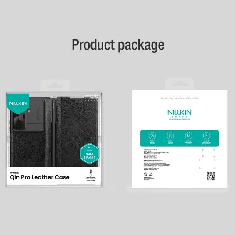 Folio-fodral Samsung Galaxy Z Fold 7 Qin Pro-serien Nillkin