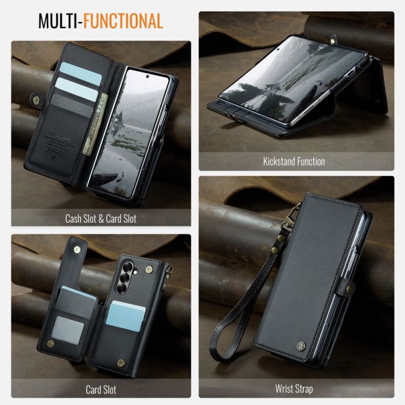 Läderfodral Samsung Galaxy Z Fold 7 Telefonfodral Caseme