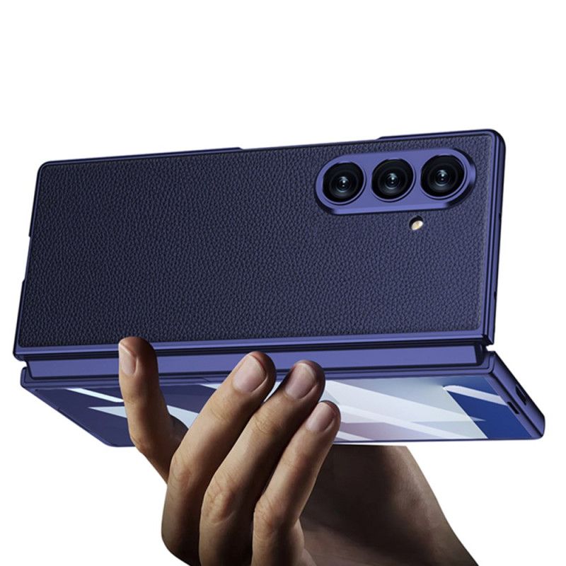 Skal För Samsung Galaxy Z Fold 7 Gkk Konstläder