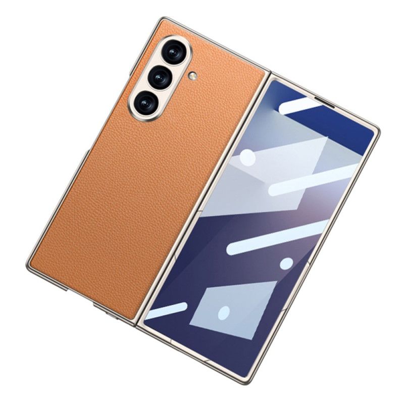 Skal För Samsung Galaxy Z Fold 7 Gkk Konstläder