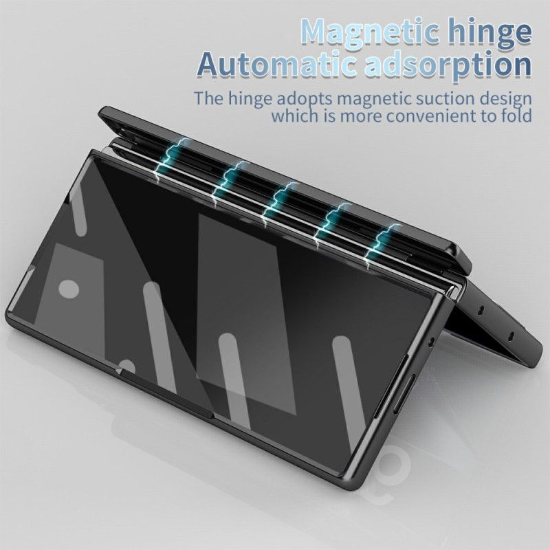 Skal För Samsung Galaxy Z Fold 7 Skärmskydd I Härdat Glas Och Pekpennahållare