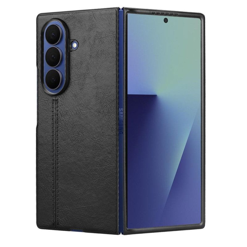 Skal Samsung Galaxy Z Fold 7 Lädereffekt Couture