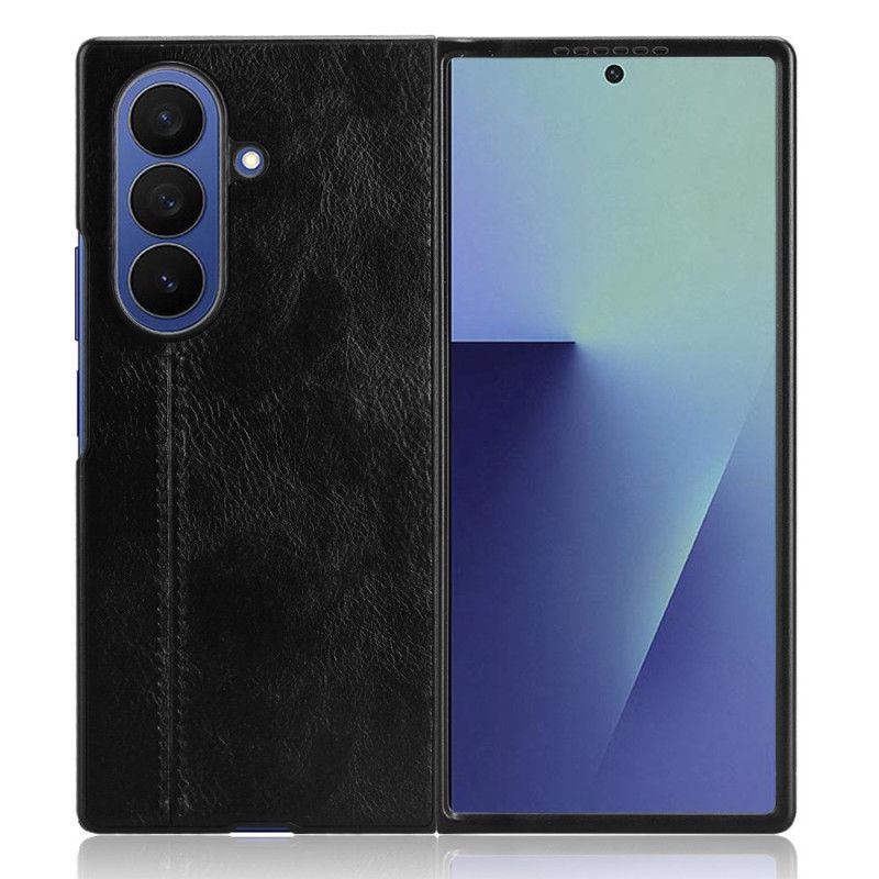 Skal Samsung Galaxy Z Fold 7 Lädereffekt Couture