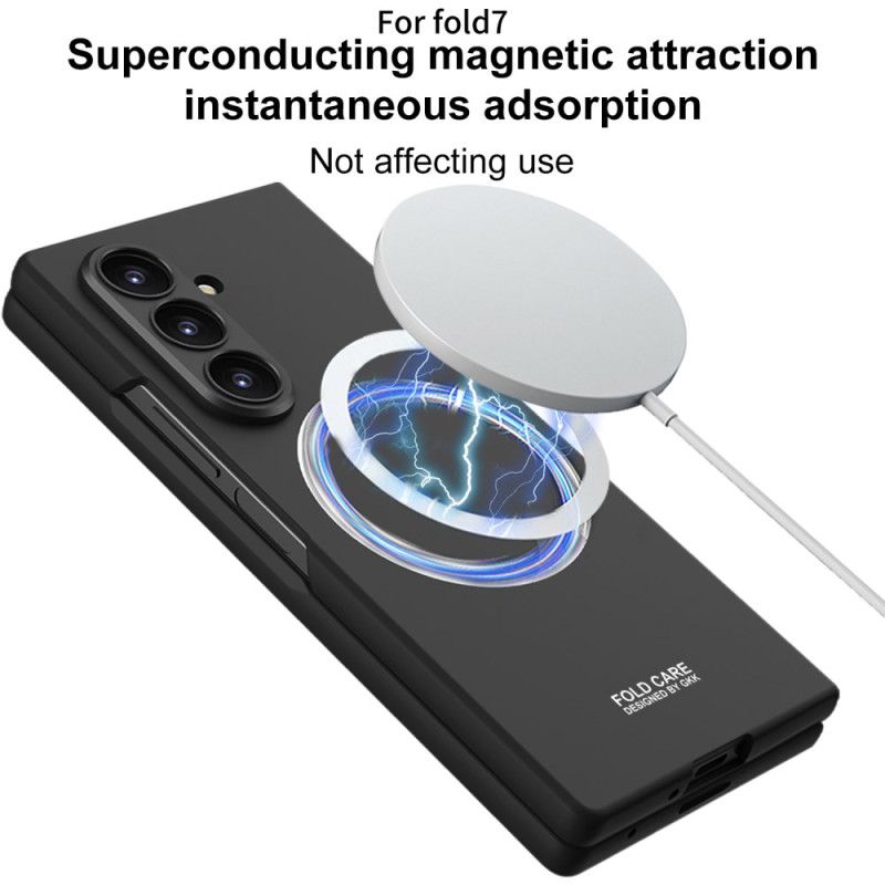 Skal Samsung Galaxy Z Fold 7 Magnetiskt Skärmskydd Med Härdat Glas