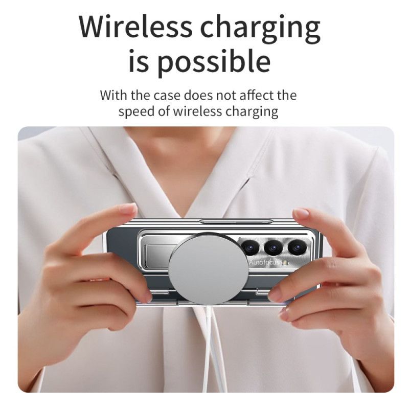 Skal Samsung Galaxy Z Fold 7 Magsafe-kompatibel Med Stativ Och Skärmskydd
