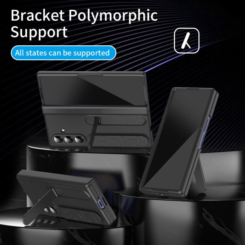 Skal Samsung Galaxy Z Fold 7 Manuell Rem Och Skärm I Härdat Glas Skydd