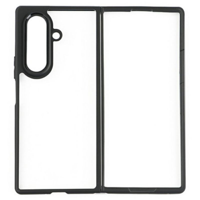 Skal Samsung Galaxy Z Fold 7 Stötsäker Med Transparent Tillbaka