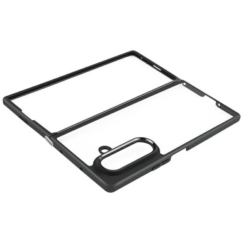 Skal Samsung Galaxy Z Fold 7 Stötsäker Med Transparent Tillbaka