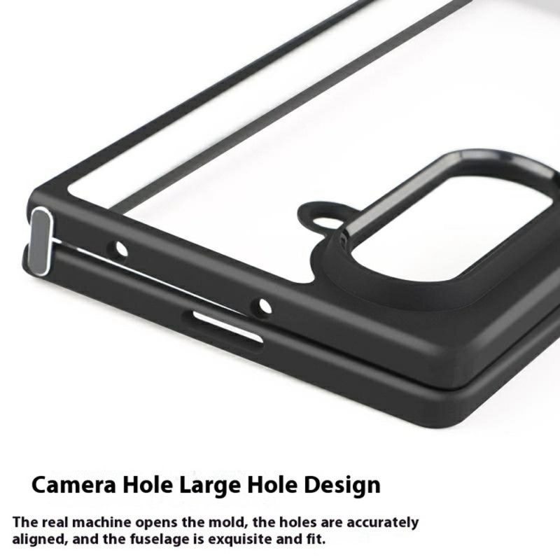 Skal Samsung Galaxy Z Fold 7 Stötsäker Med Transparent Tillbaka