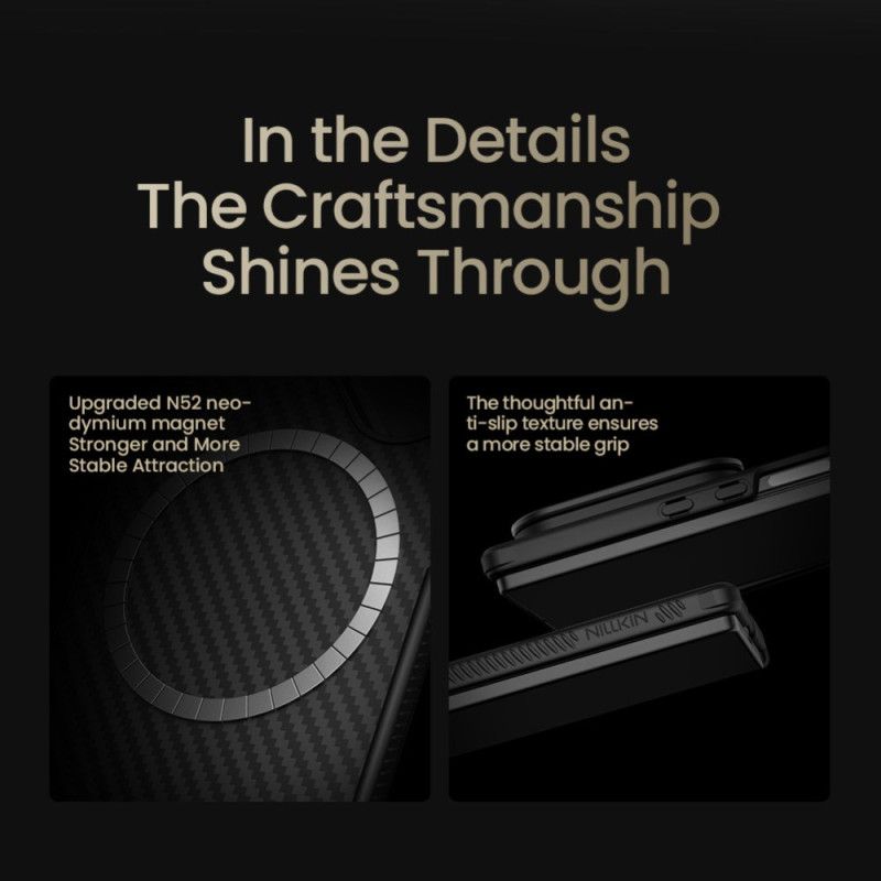 Skal Samsung Galaxy Z Fold 7 Telefonfodral Carboprop-serien Med Stativ