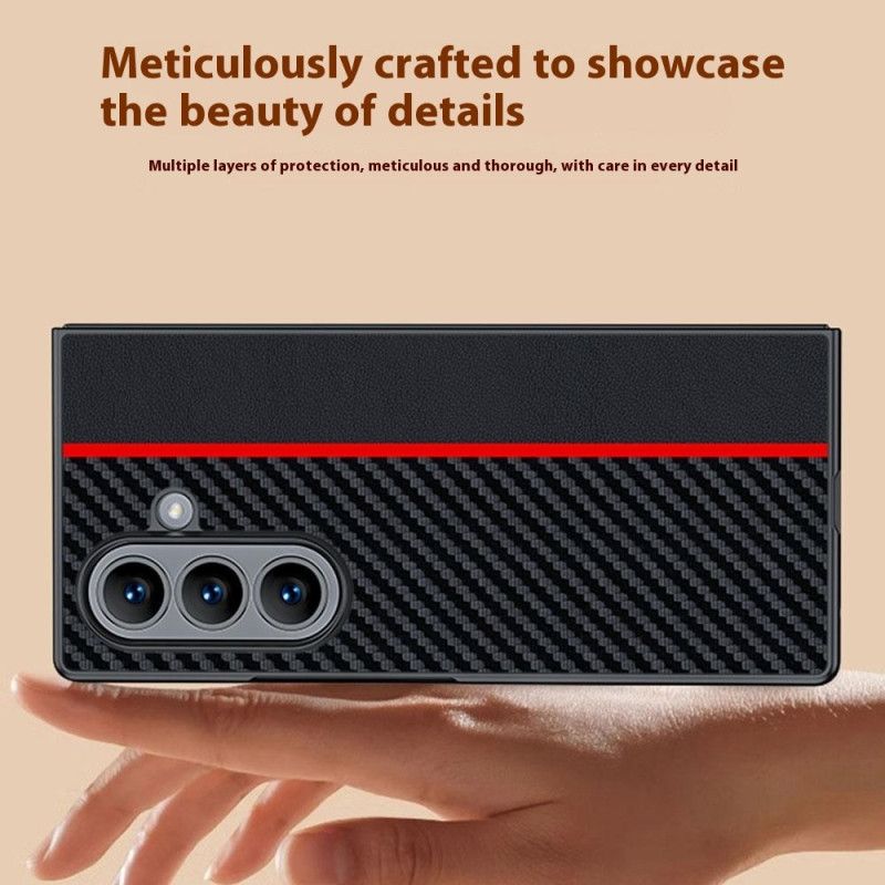 Skal Samsung Galaxy Z Fold 7 Telefonfodral Kolfiberversion