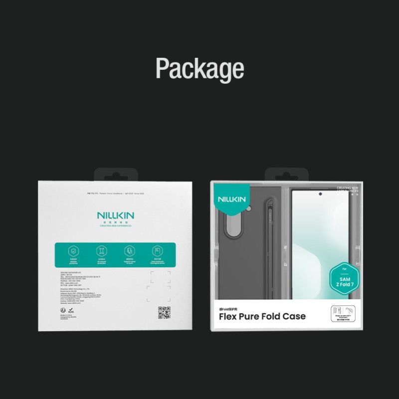 Skal Samsung Galaxy Z Fold 7 Telefonfodral Nillkin Flex Pure Fold-serien