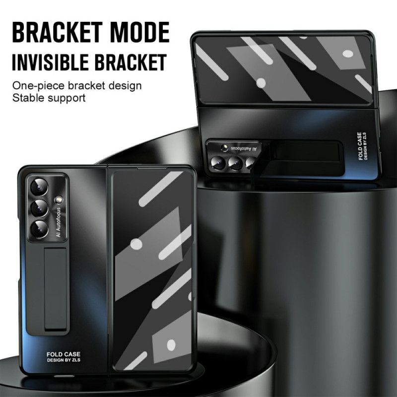 Skal Samsung Galaxy Z Fold 7 Telefonfodral Stativ Och Skärmskydd Med Matt Finish