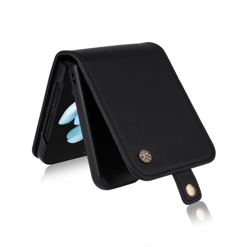 Fodral Samsung Galaxy Z Flip 7 Fe Korthållare Och Spänne