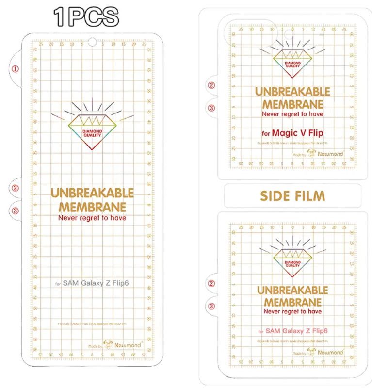 Fram- Och Bakskärmsskydd För Samsung Galaxy Z Flip 7 Fe / Z Flip 6