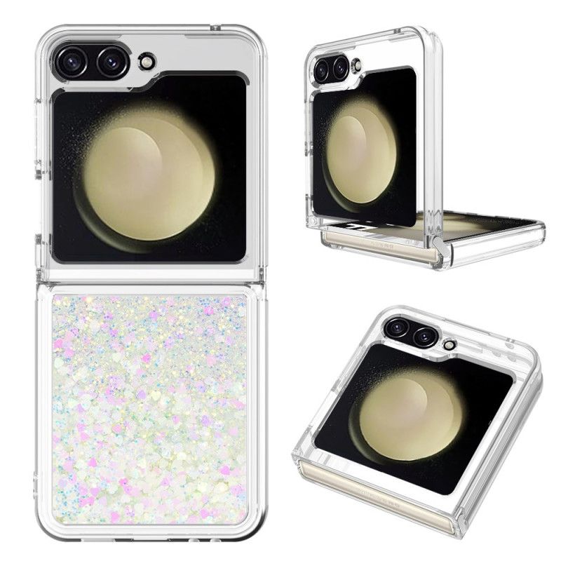 Skal För Samsung Galaxy Z Flip 7 Fe Glitter