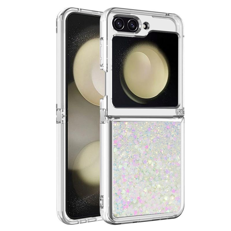 Skal För Samsung Galaxy Z Flip 7 Fe Glitter