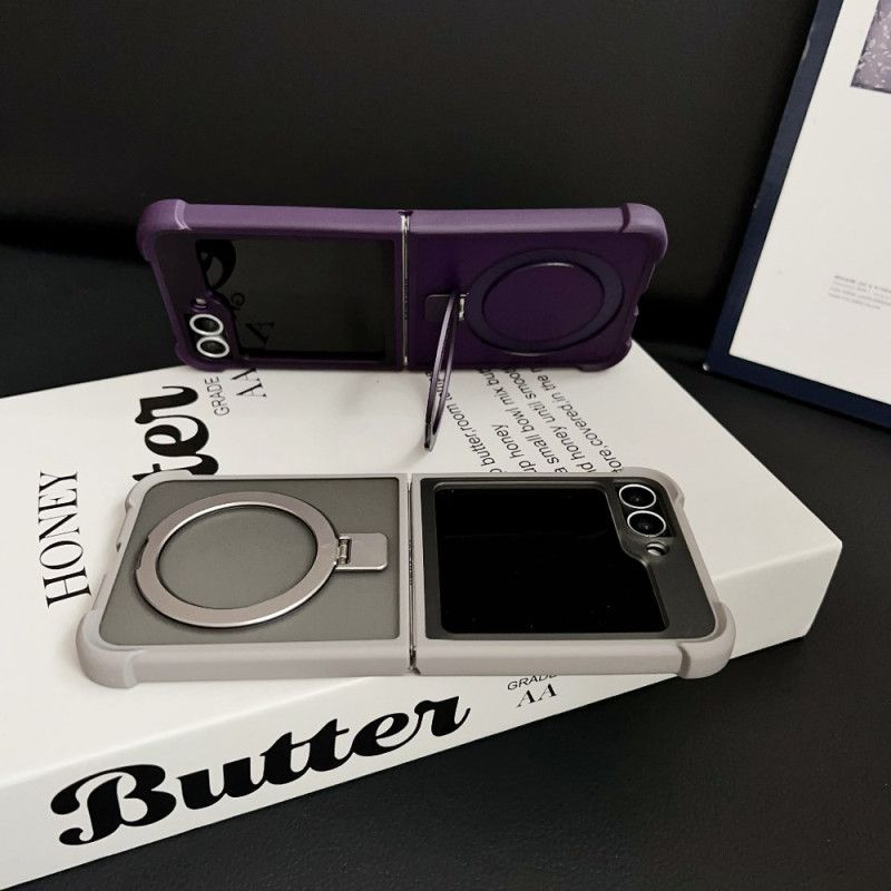 Skal För Samsung Galaxy Z Flip 7 Fe Inbyggt Magnetiskt Stativ