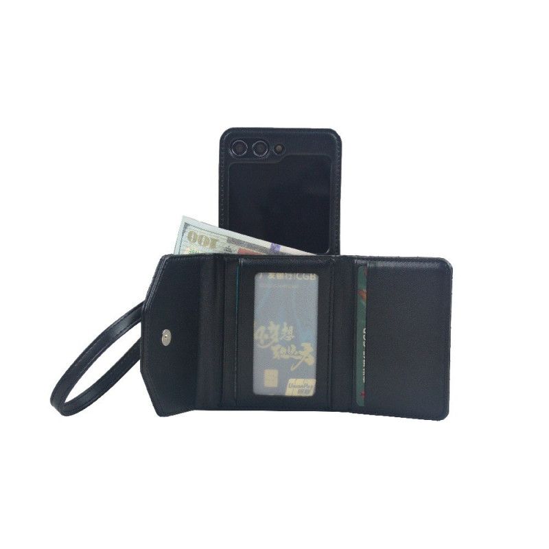 Skal För Samsung Galaxy Z Flip 7 Fe Korthållare Och Rem